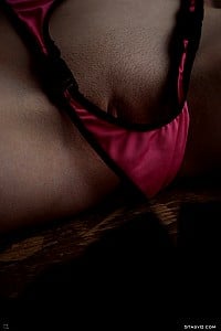 DianaQ - DianaQ slowly unbuttons her tight bodysuit, revealing her luscious pussy and tits