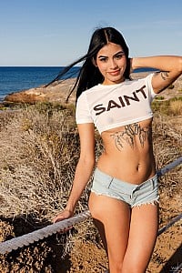 Sofia (W4B) - Sofia dropped her shy act and stood naked before us, her body fully exposed